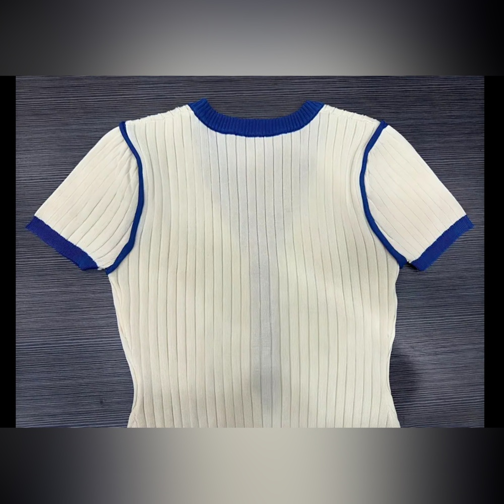 Rayon-Blend Ribbed Color-Block Dress - Picture 6 of 8